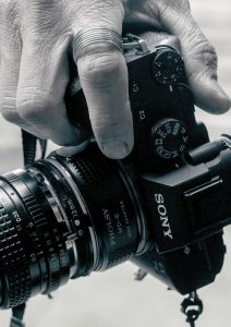 Fabrice et son appareil photo